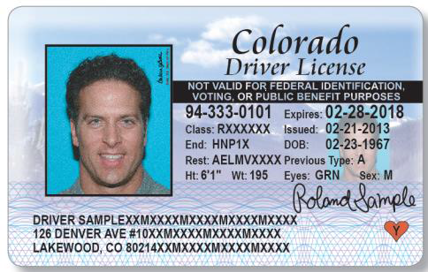 Colorado Drivers License